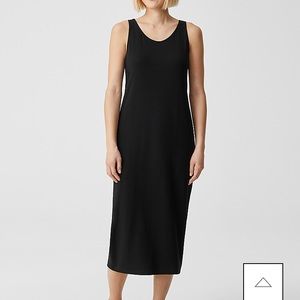 Eileen Fisher System viscose jersey tank dress